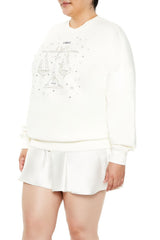 Plus Size Beaded Libra Pullover | Forever 21 outlet