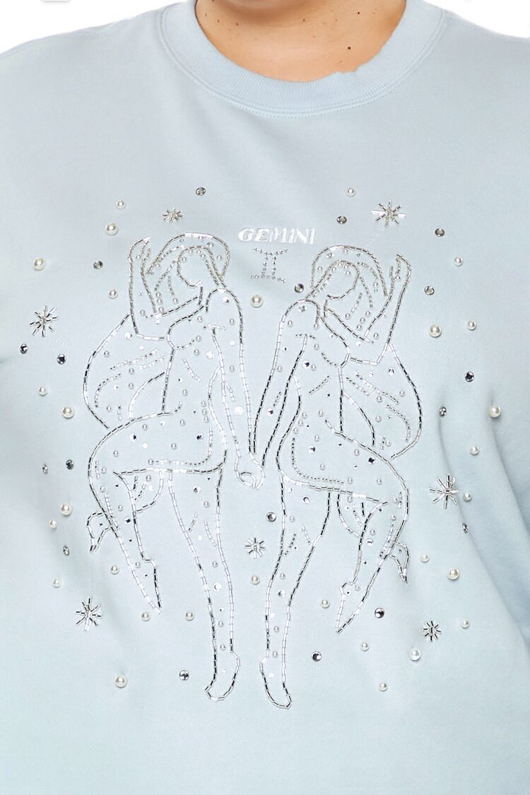 Plus Size Beaded Gemini Pullover | Forever 21 near me