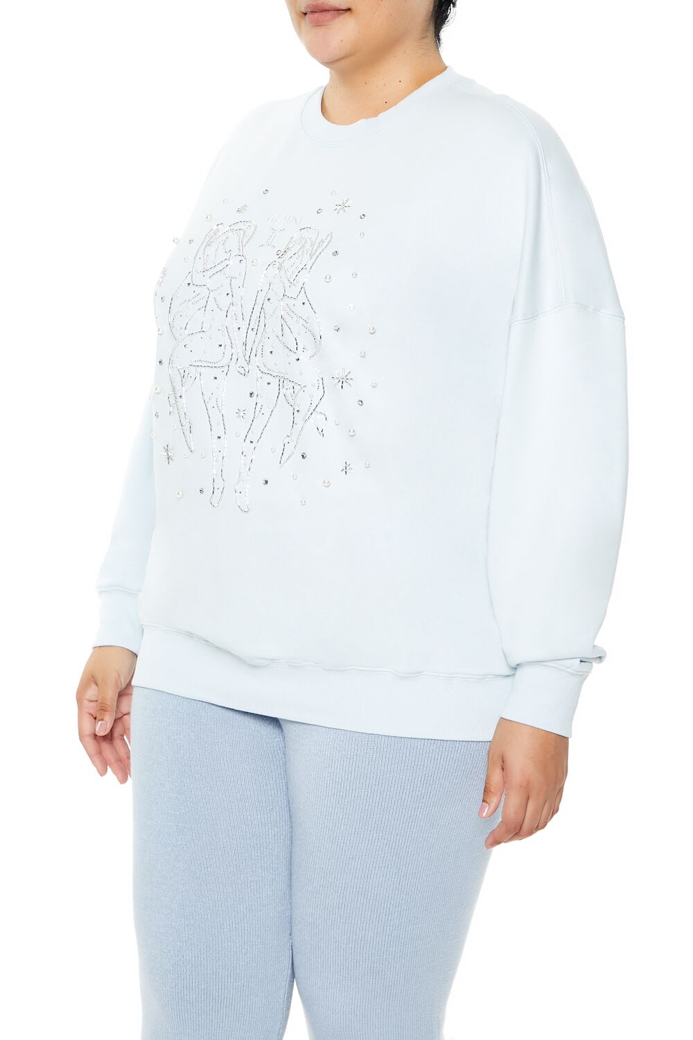 Plus Size Beaded Gemini Pullover | Forever 21 near me