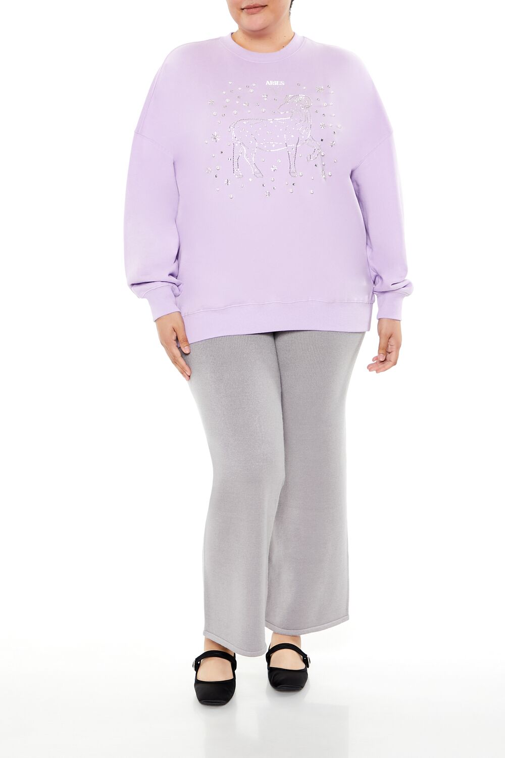 Plus Size Beaded Aries Pullover | Forever 21 sale