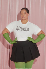Plus Size Wicked Faux Gem Tee | Forever 21 US