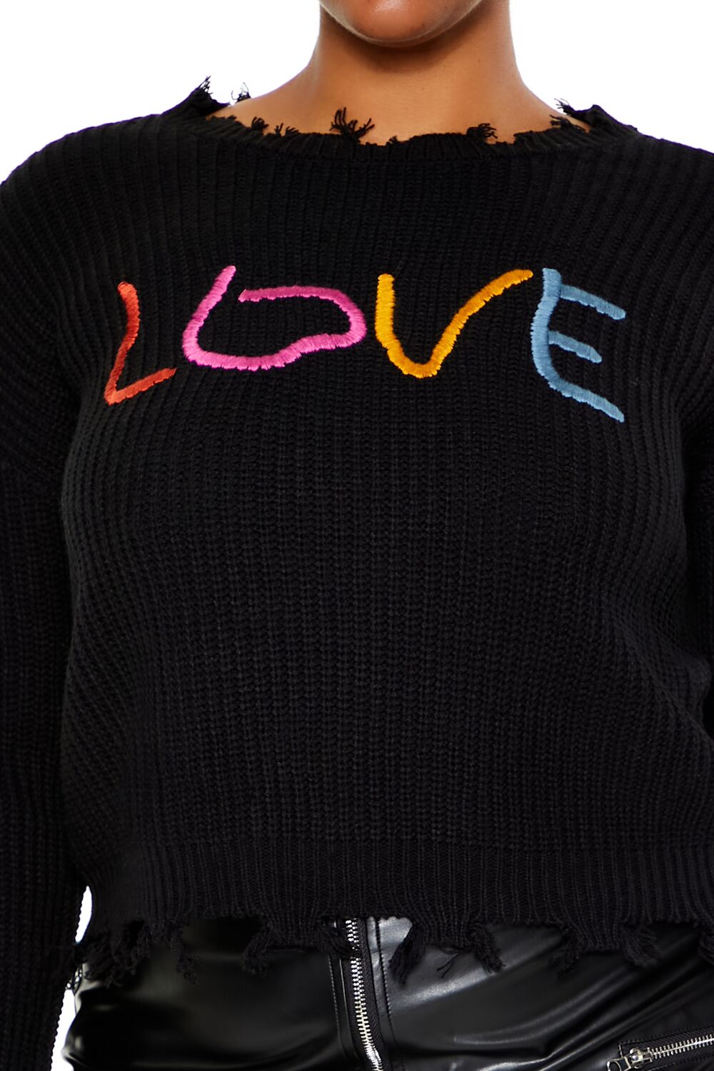 Plus Size Love Embroidered Sweater | Forever 21 outlet