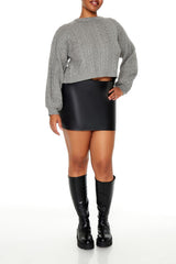 Plus Size Cropped Bow Sweater | Forever 21 near me
