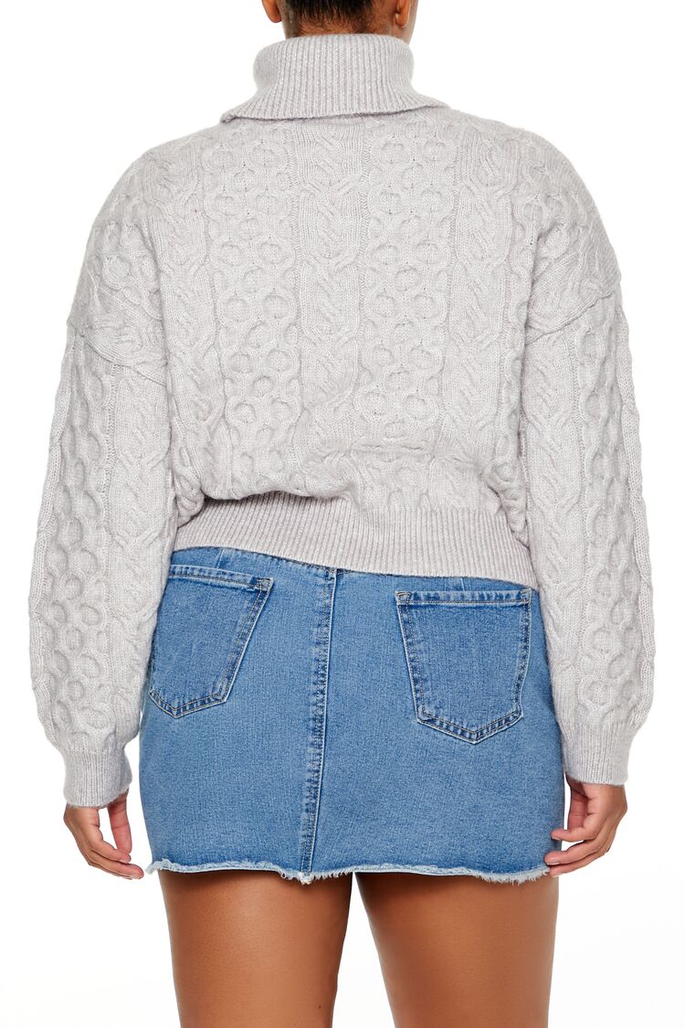 Plus Size Cable Knit Turtleneck Sweater | Forever 21 on sale