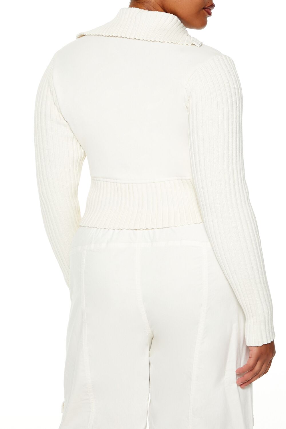 Plus Size Cropped Zip-Up Sweater | Forever 21 discount