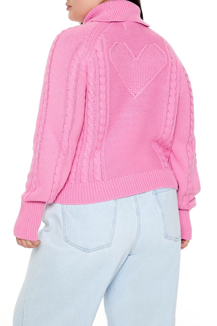 Plus Size Heart Cutout Sweater | Forever 21 outlet