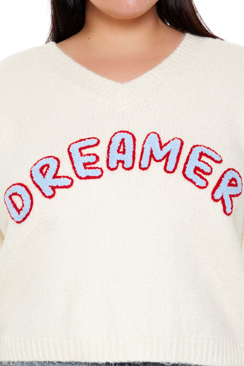 Plus Size Dreamer Fuzzy Knit Sweater | Forever 21 discount