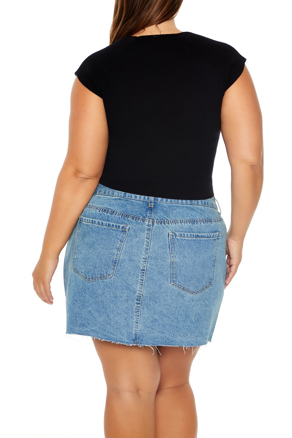 Plus Size Sweater-Knit Bow Crop Top | Forever 21 on sale