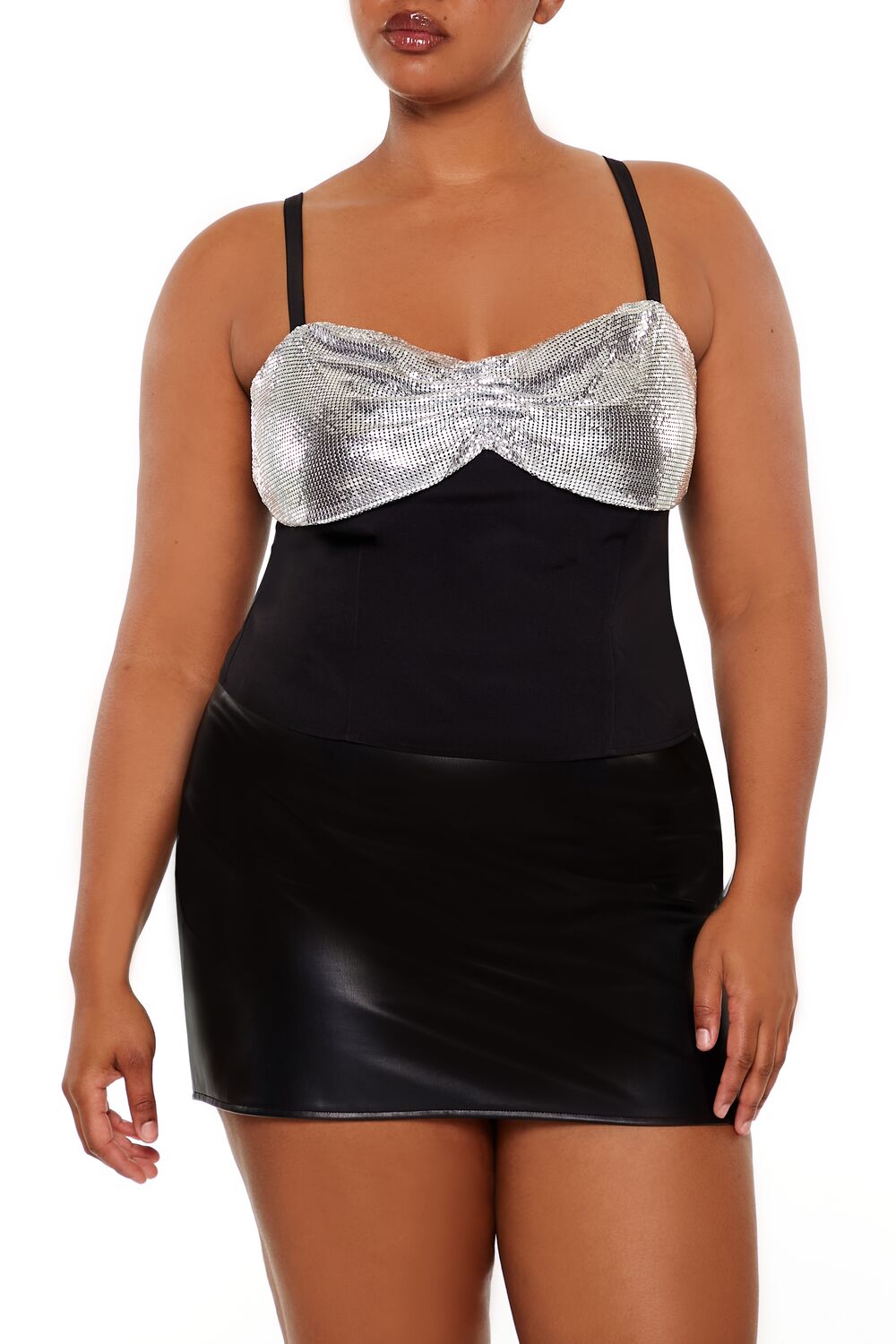 Plus Size Chainmail Cropped Cami | Forever 21 outlet