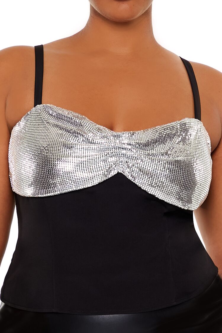 Plus Size Chainmail Cropped Cami | Forever 21 outlet