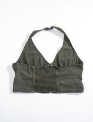 Plus Size Lace-Up Halter Top | Forever 21 online