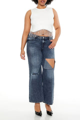 Plus Size Sweater-Knit Rhinestone Crop Top | Forever 21 outlet
