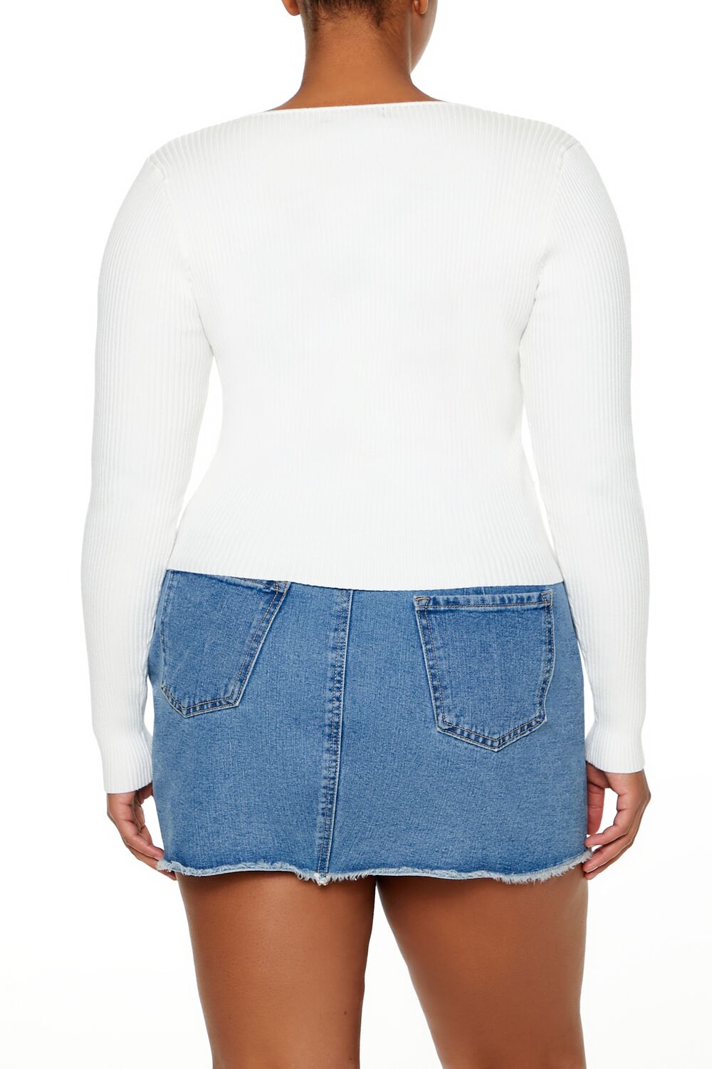 Plus Size Ribbed Sweater-Knit Top | Forever 21 US