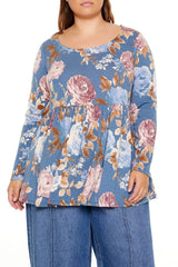 Plus Size Floral Print Flounce Top | Forever 21 discount