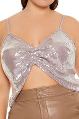 Plus Size Sequin Cropped Cami | Forever 21 online