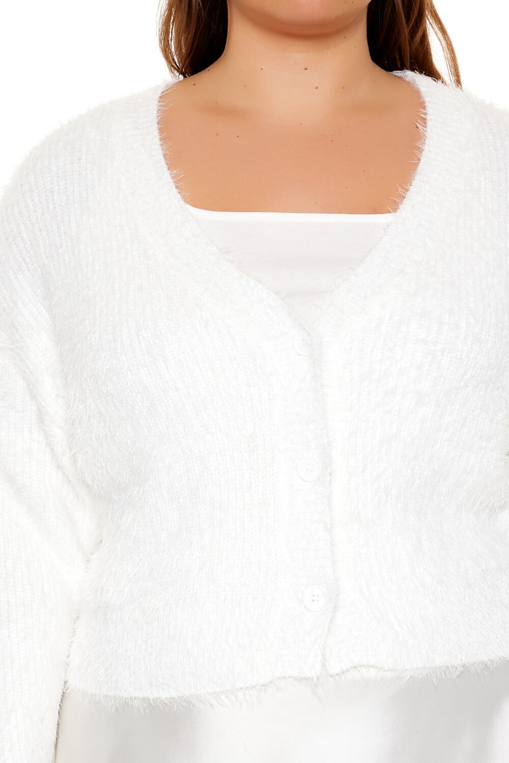 Plus Size Fuzzy Cardigan Sweater | Forever 21 sale
