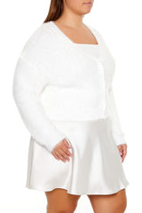 Plus Size Fuzzy Cardigan Sweater | Forever 21 sale