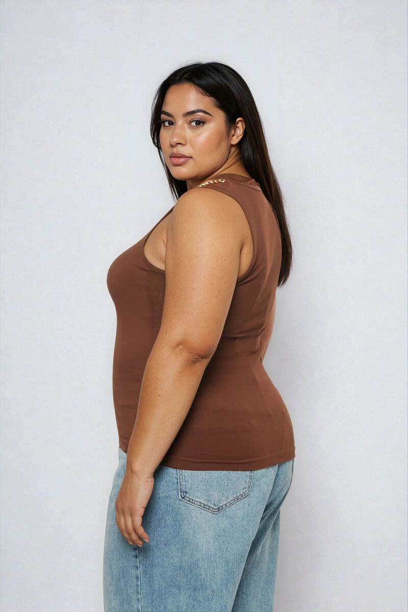 Plus Size Seamless Chain-Trim Tank | Forever 21 on sale