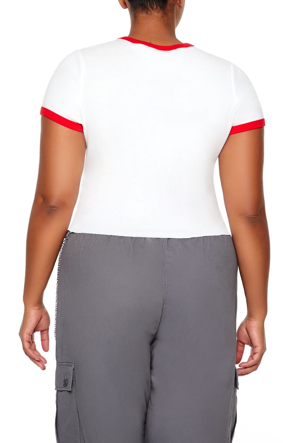 Plus Size Star Girl Ringer Tee | Forever 21 US