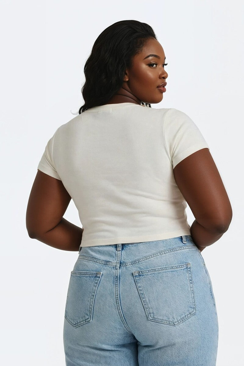 Plus Size Cropped Basic Tee | Forever 21 sale