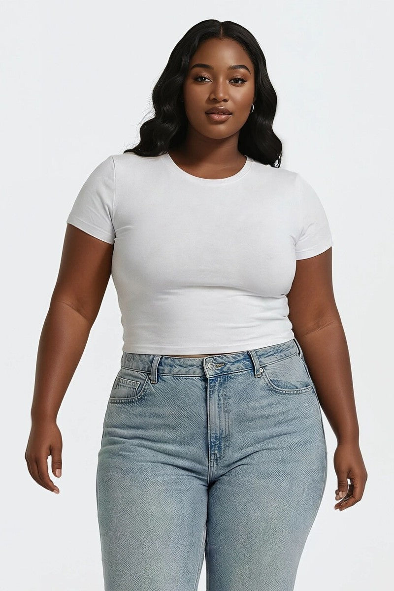 Plus Size Cropped Basic Tee | Forever 21 sale