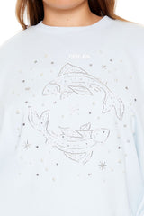 Plus Size Beaded Pisces Pullover | Forever 21 discount