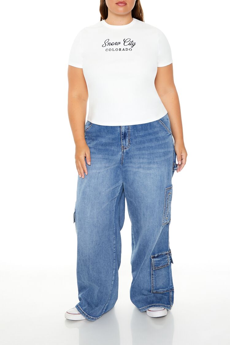 Plus Size Snow City Baby Tee | Forever 21 online