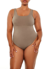 Plus Size Square-Neck Thong Bodysuit | Forever 21 on sale