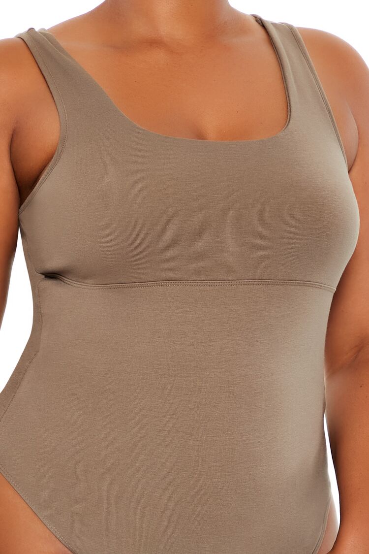 Plus Size Square-Neck Thong Bodysuit | Forever 21 on sale