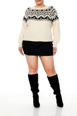 Plus Size Geo Print Sweater | Forever 21 discount