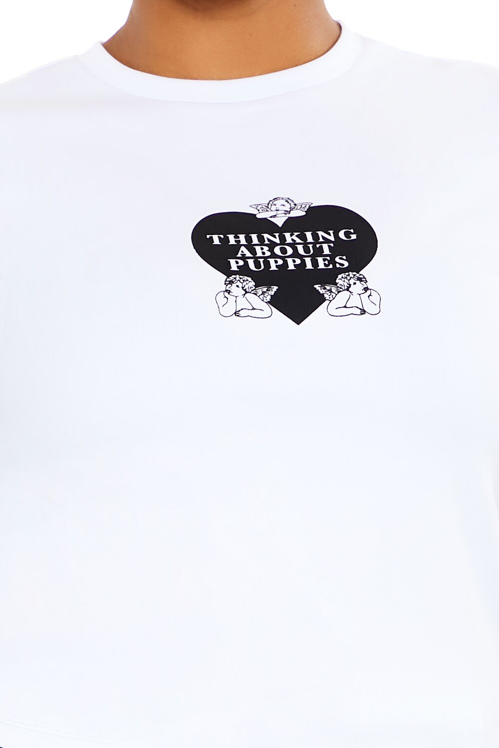 Plus Size Thinking About Puppies Tee | Forever 21 near me