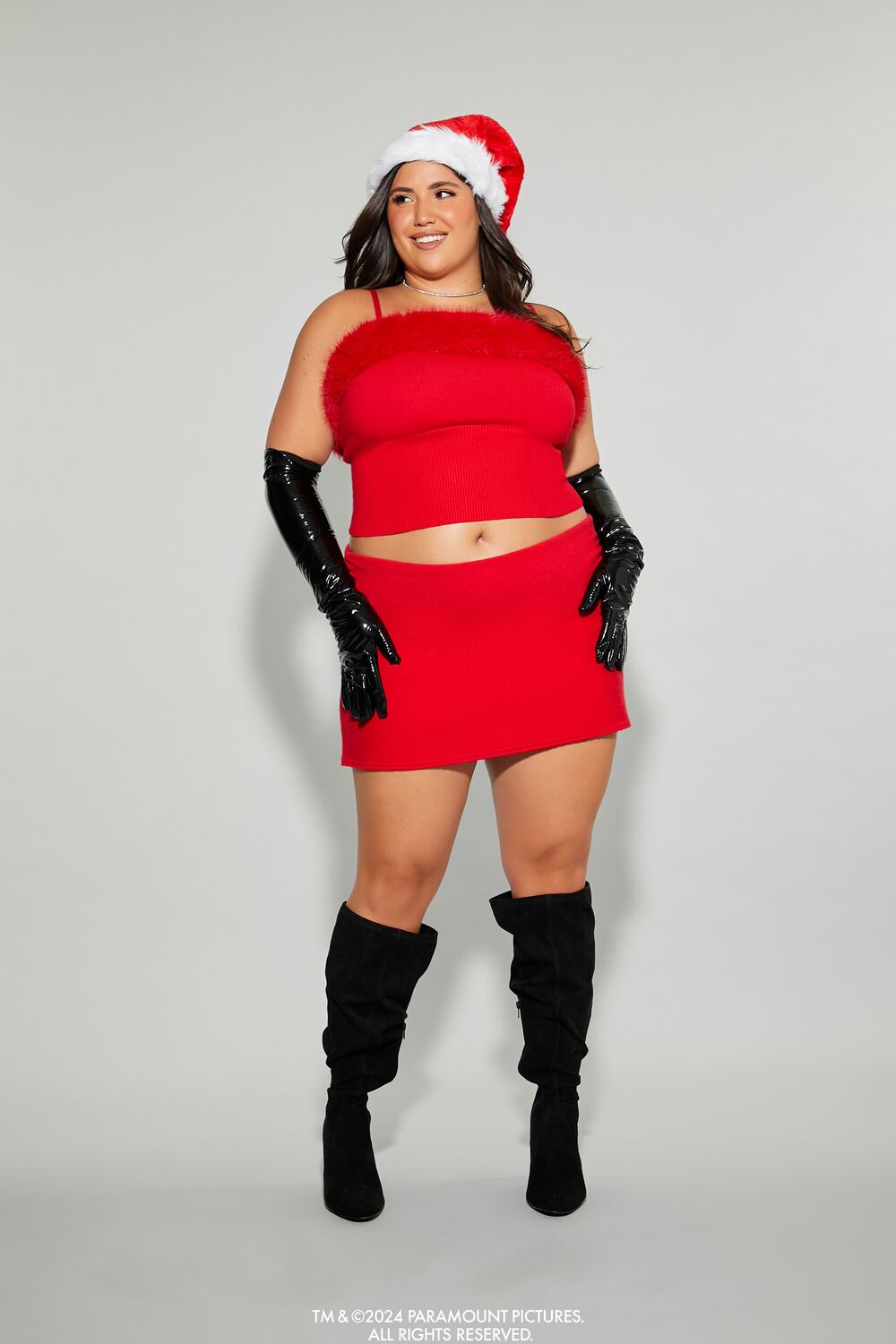 Plus Size Mean Girls Faux Fur Sweater-Knit Cami | Forever 21 sale