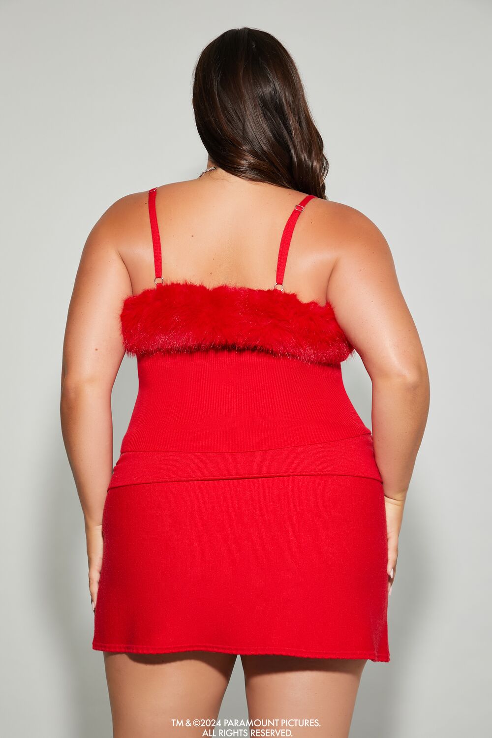 Plus Size Mean Girls Faux Fur Sweater-Knit Cami | Forever 21 sale