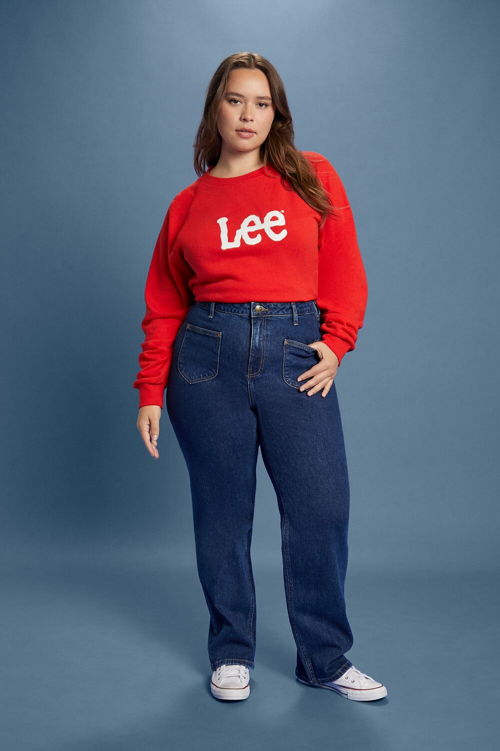 Plus Size Fleece Lee Graphic Pullover | Forever 21 US