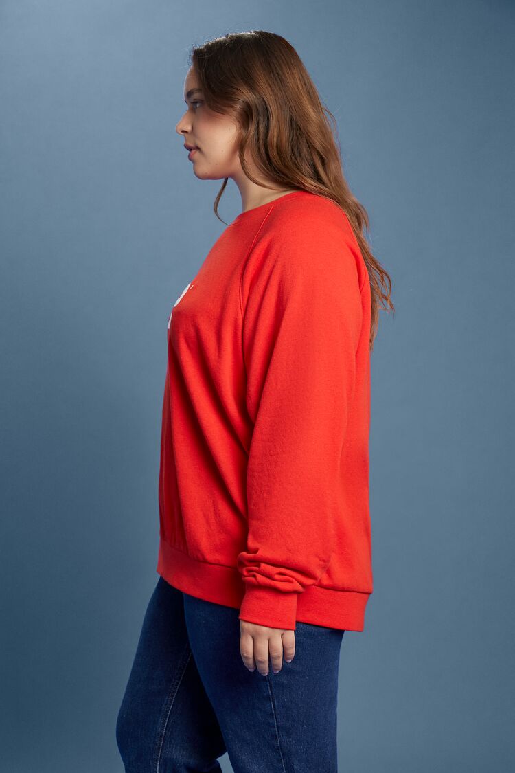 Plus Size Fleece Lee Graphic Pullover | Forever 21 US