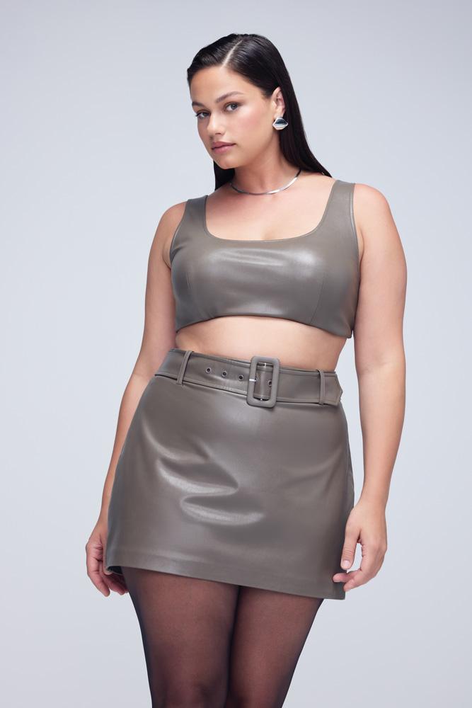 Plus Size Faux Leather Crop Top | Forever 21 outlet