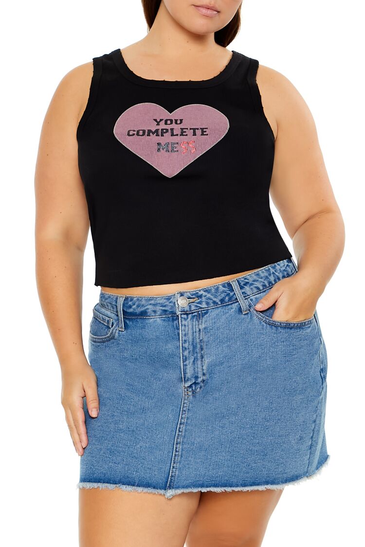 Plus Size Complete Mess Tank Top | Forever 21 US