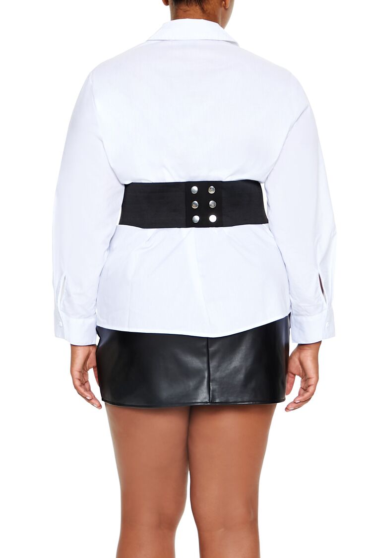 Plus Size Rhinestone Belt Shirt | Forever 21 outlet