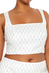 Plus Size Beaded Lattice Tank Top | Forever 21 online