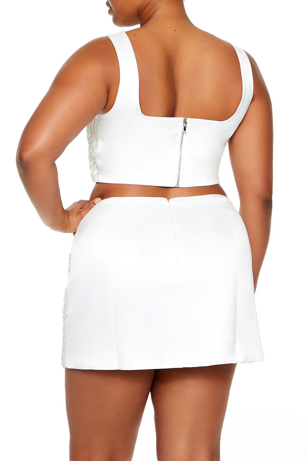 Plus Size Beaded Lattice Tank Top | Forever 21 online