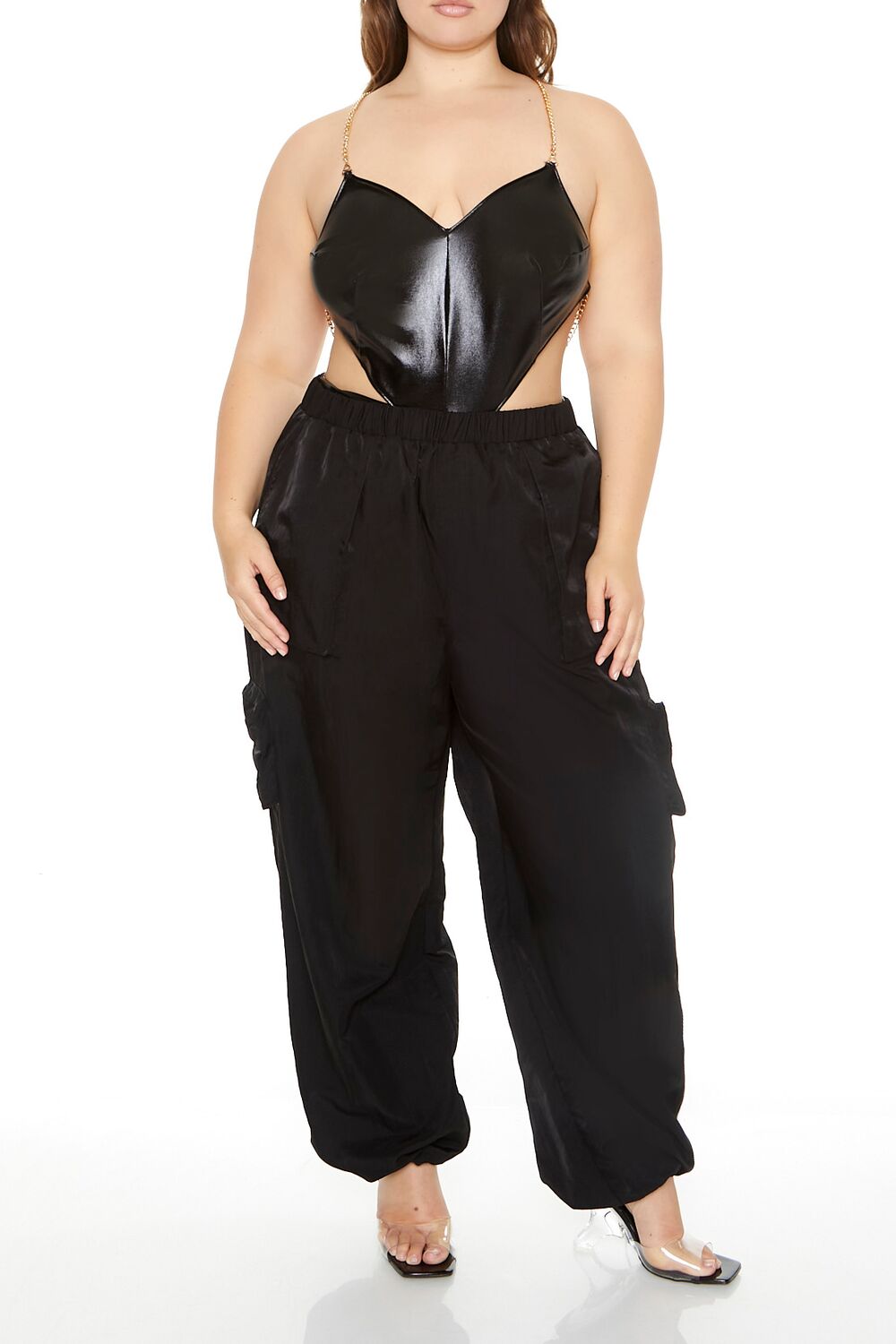 Plus Size Cutout Chain Bodysuit | Forever 21 near me