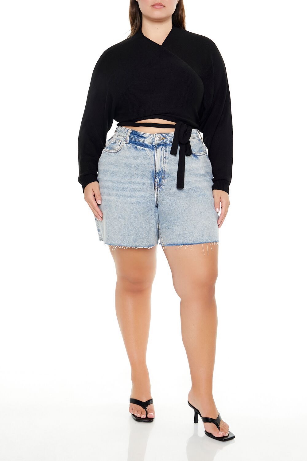 Plus Size Sweater-Knit Wrap Top | Forever 21 sale
