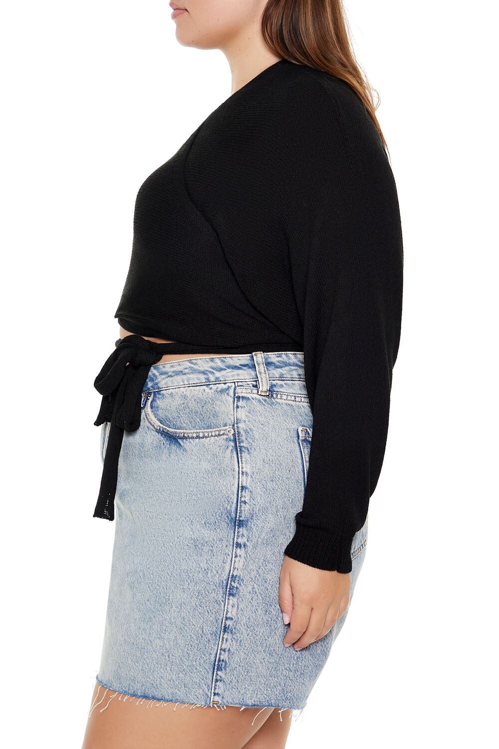 Plus Size Sweater-Knit Wrap Top | Forever 21 sale