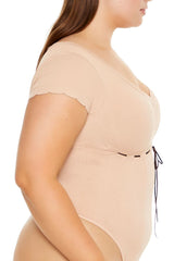 Plus Size Seamless Ribbon-Trim Bodysuit | Forever 21 on sale