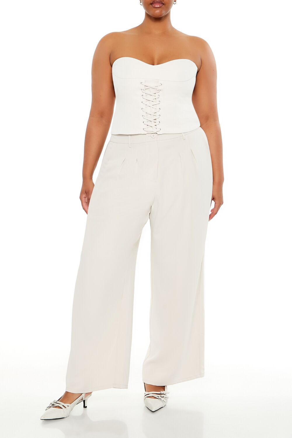 Plus Size Lace-Up Tube Top | Forever 21 discount