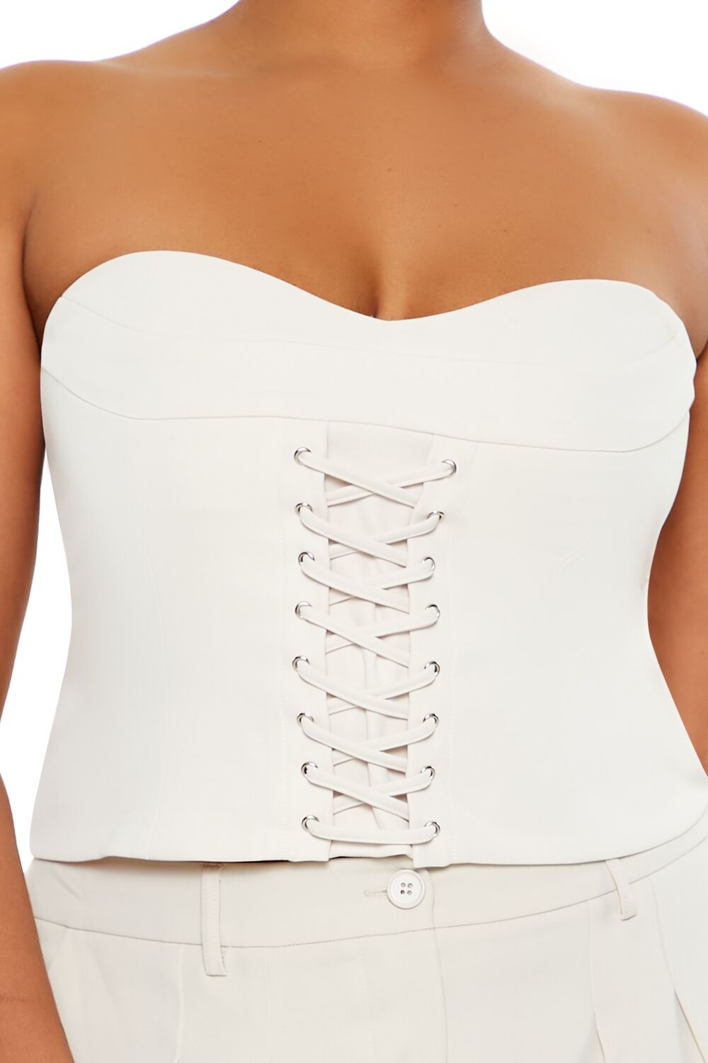 Plus Size Lace-Up Tube Top | Forever 21 discount