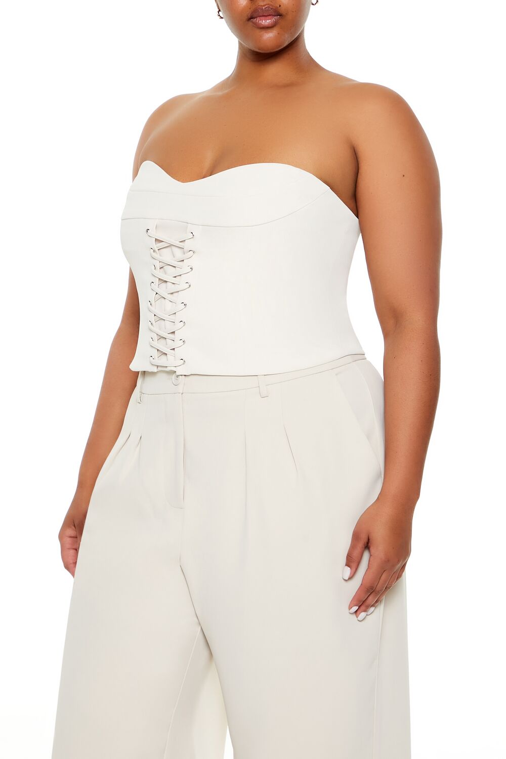 Plus Size Lace-Up Tube Top | Forever 21 discount