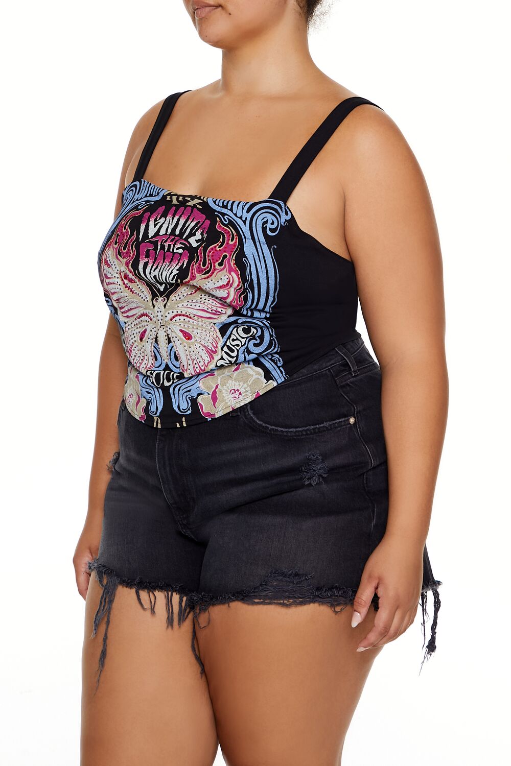 Plus Size Ignite the Flame Crop Top | Forever 21 near me