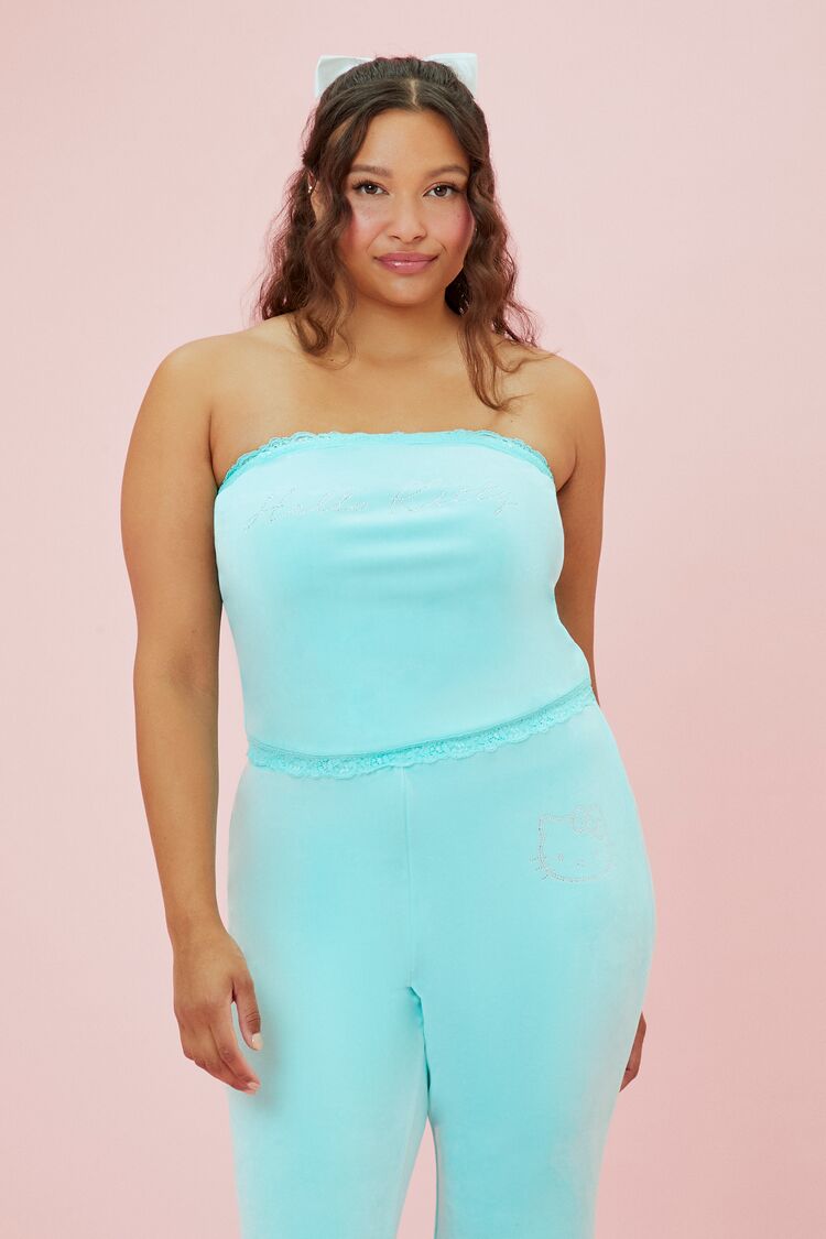 Plus Size Hello Kitty Velour Tube Top | Forever 21 discount