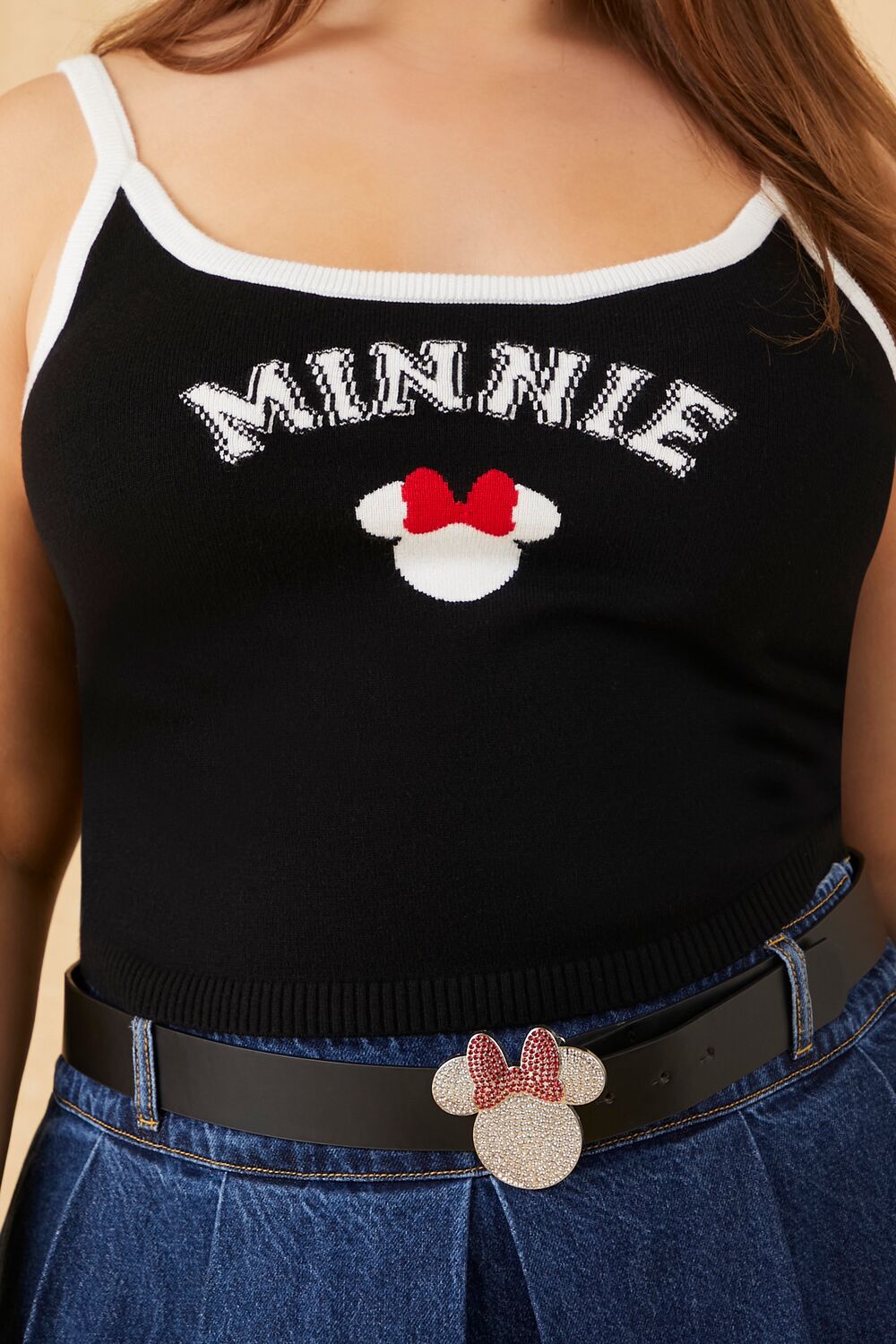 Plus Size Disney Minnie Sweater-Knit Cami | Forever 21 US